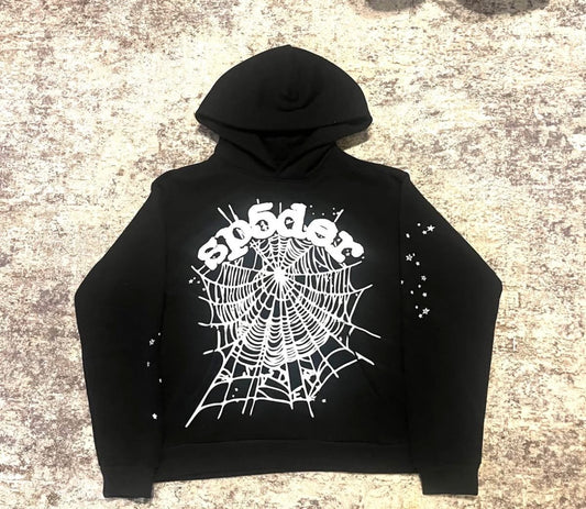 Sp5der OG Web Hoodie 'Black'