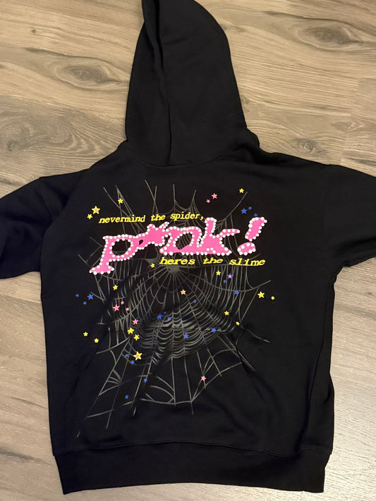 PINK OG SPIDER HOOIDE